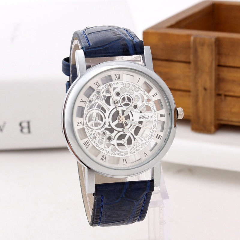 Fashionable casual mens watch hollow out strap watch not mechanical expression couple table model undertakes to men and women