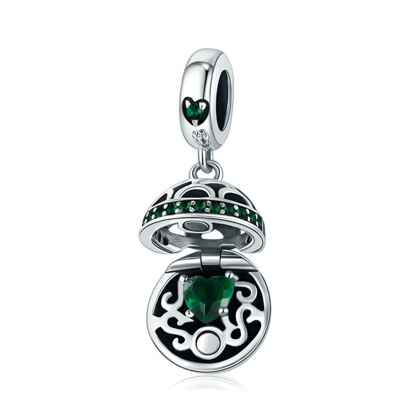 925 Sterling Silver Ball Charms for Charm Bracelets & Necklaces.