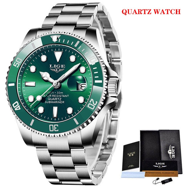 316L Steel Sapphire Automatic Mechanical Watch for Men
