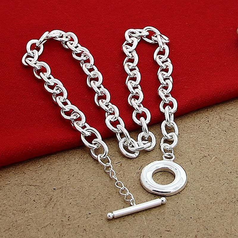 High Quality 925 Sterling Silver Chain Link Necklace
