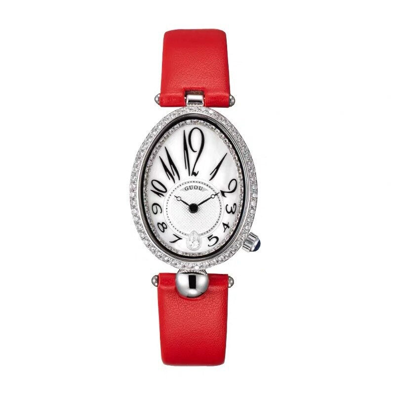 2020 Top Luxury Brand Oval Dial Women Watches Elegant Rhinestone Bracelet Watch Ladies Diamond Dress Quartz Wrist Watch Relogio