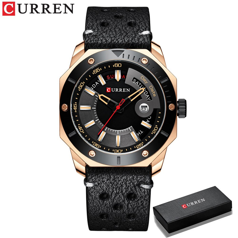 Stainless Steel Automatic Sport Watch with Date for Men