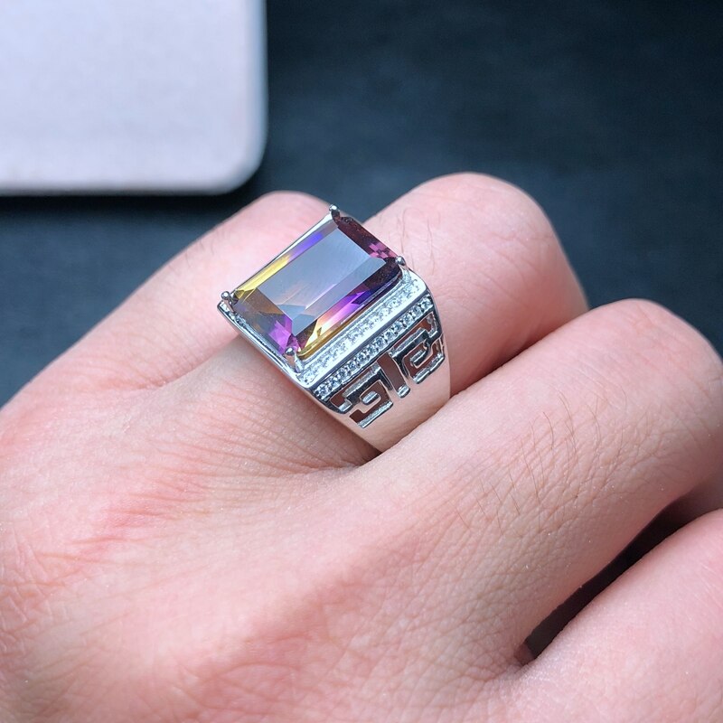 Sterling Silver Ametrine Ring