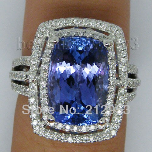 18K White Gold Tanzanite Ring