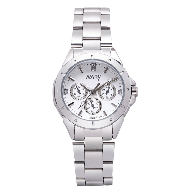 Stainless Steel Analog Quartz Watch, Fashion, for Women