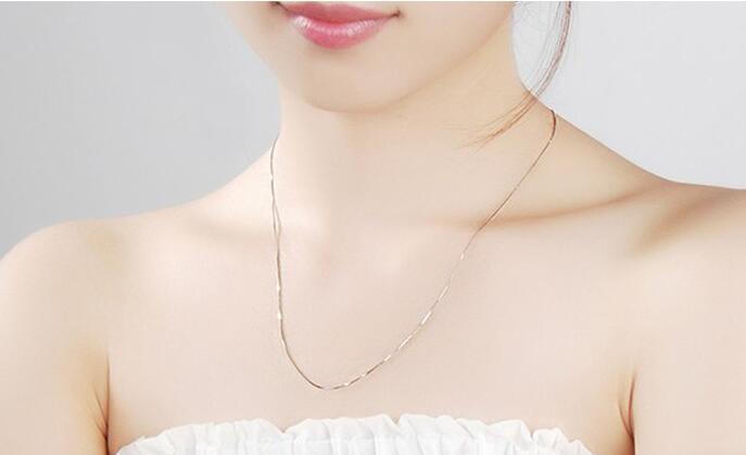 18K Yellow White/Rose/Gold Au750 Chain Necklace