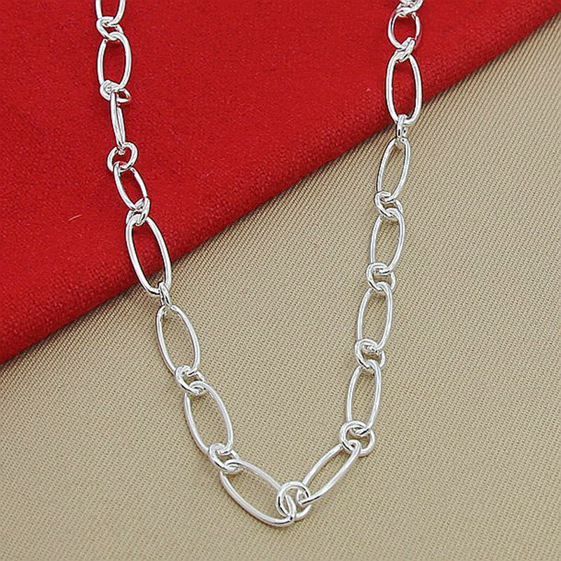 925 Sterling Silver Simple Fashion Chain Necklace