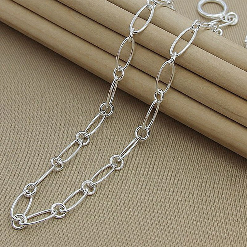 925 Sterling Silver Simple Fashion Chain Necklace