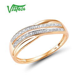 14K Rose Gold Diamond Ring