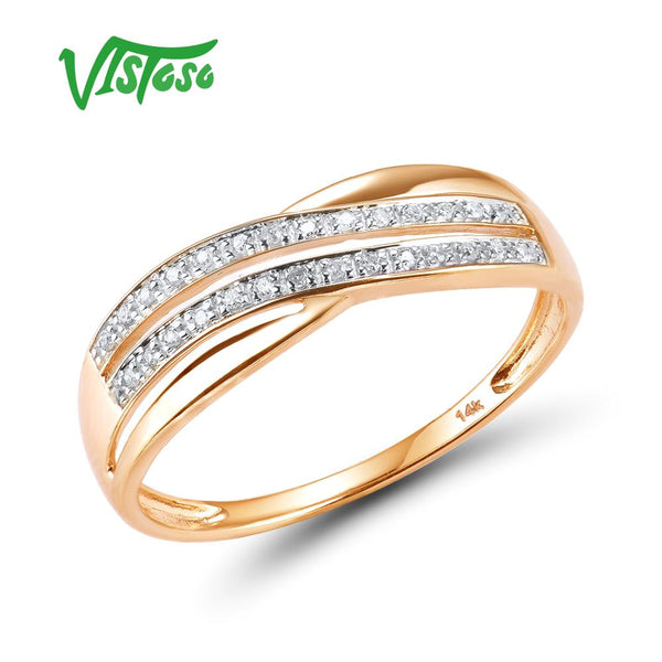 14K Rose Gold Diamond Ring