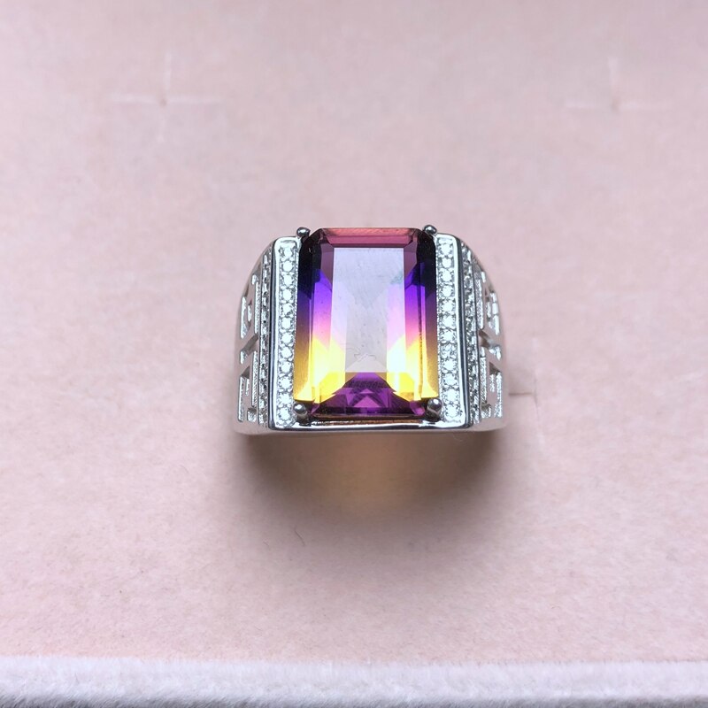 Sterling Silver Ametrine Ring