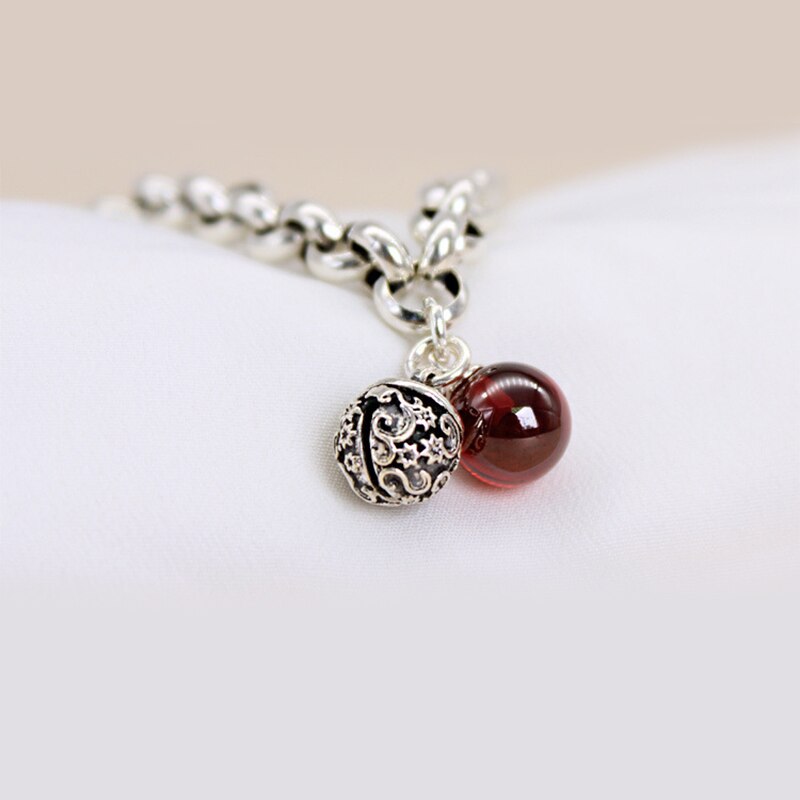 XIYANIKE Fashion 925 Sterling Silver Hollow Bell Chain Bracelet