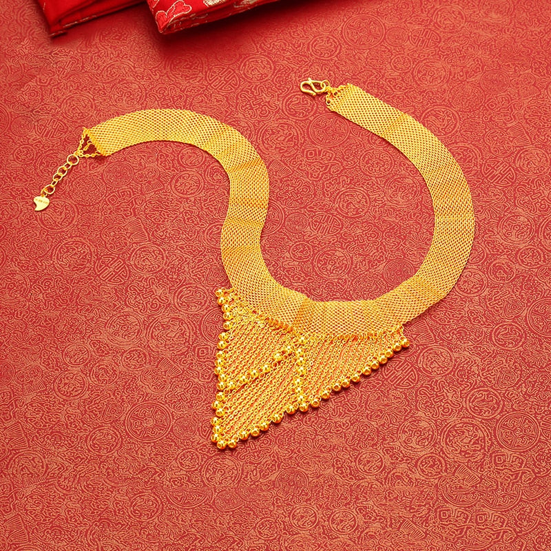 24K Gold Classic Necklace for Women