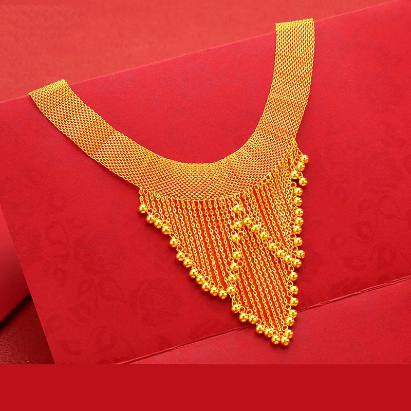 24K Gold Classic Necklace for Women