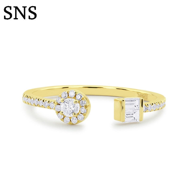 14k Gold 0.35ctw Baguette and Round Diamond Ring for Women