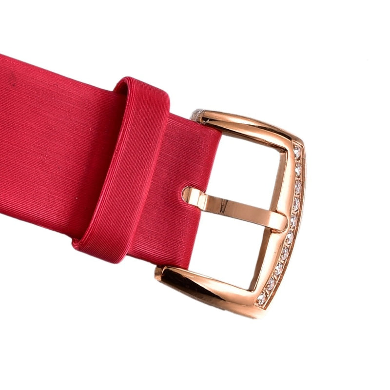 Reef Tiger/RT Fashion Diamond Leather Strap Quartz Watch for Ladies