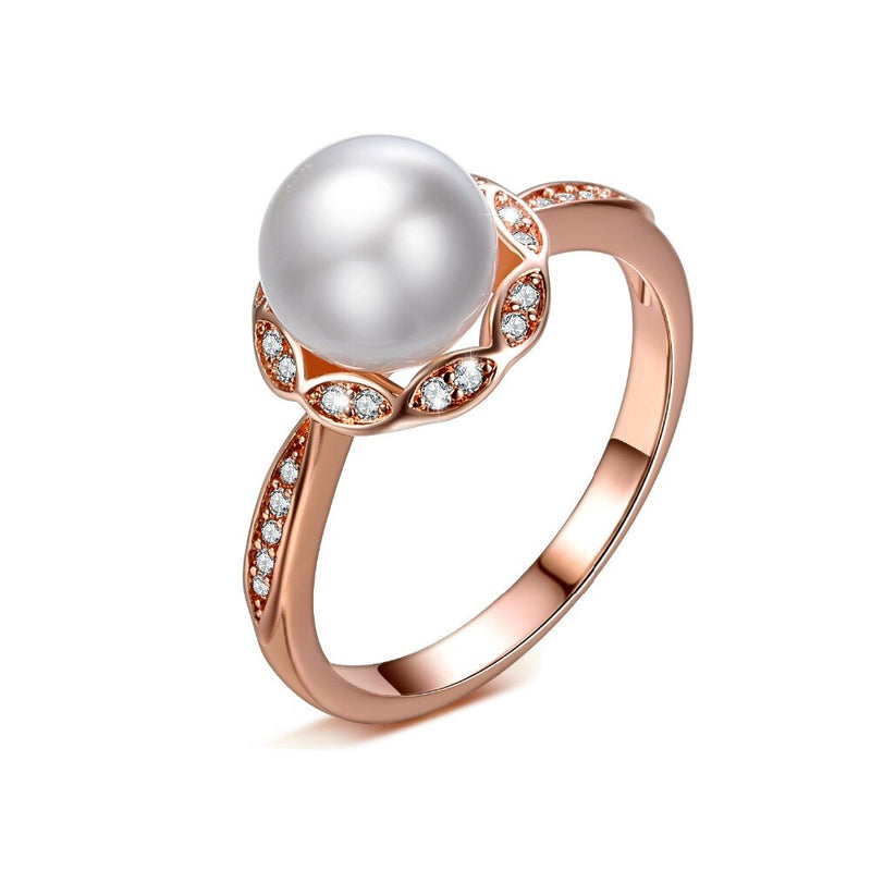Fashion shell pearl 925 sterling silver ladies finger wedding rings jewelry Christmas gift wholesale female ring cheap