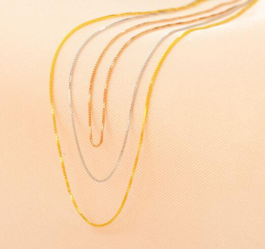 18K Yellow White/Rose/Gold Au750 Chain Necklace