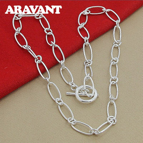 925 Sterling Silver Simple Fashion Chain Necklace