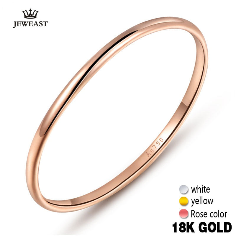 18k White/Rose/Yellow Gold Classic Rings for Women