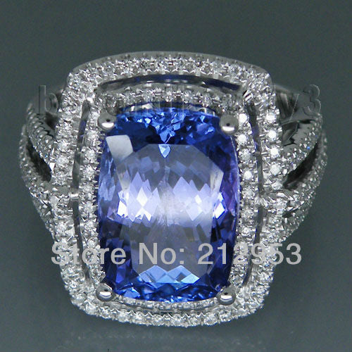 18K White Gold Tanzanite Ring