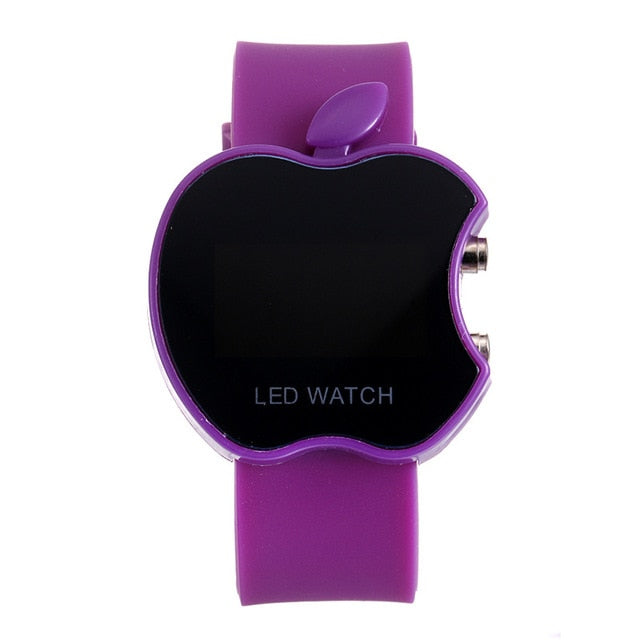 Fashion LED Electronic Multi-function Silicone Sports Wristwatch Women