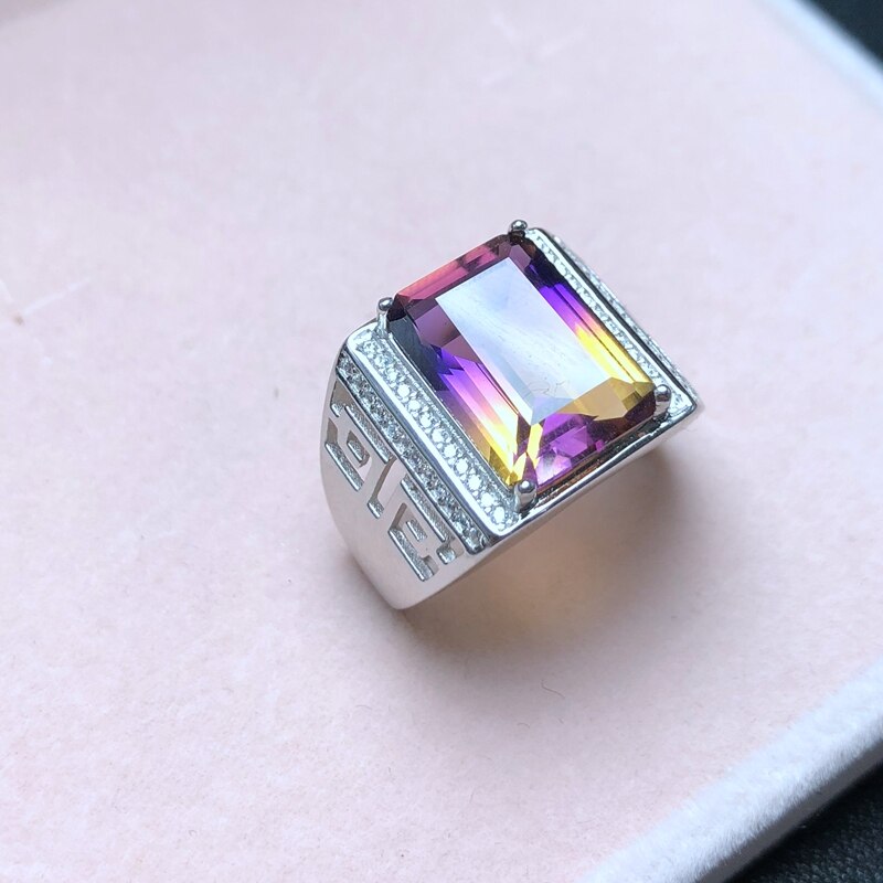 Sterling Silver Ametrine Ring