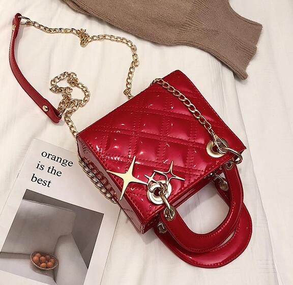 Luxury Quality PU Leather Designer Handbag & Chain Shoulder Bag
