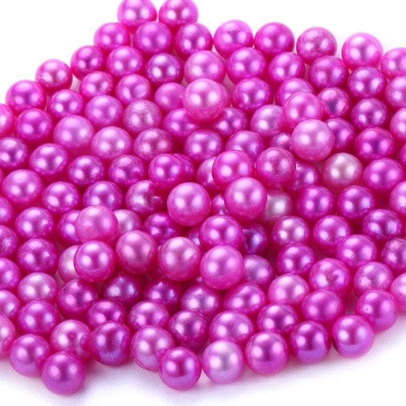 6-8mm Natural Dyed Freshwater High Luster Pearls