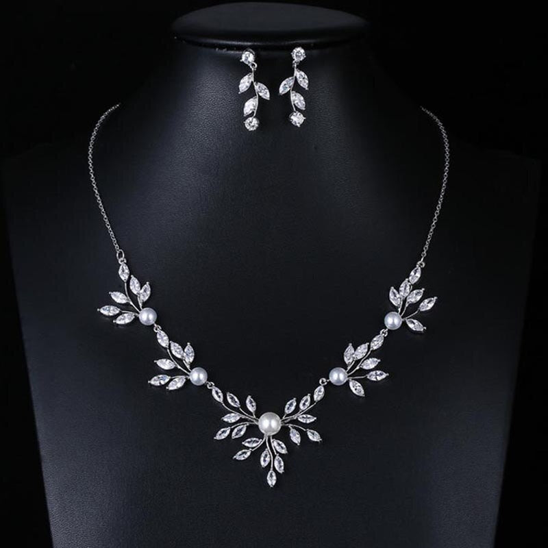 Red Trees Brand High-Quality Luxury Necklace And Earrings Jewellery Set