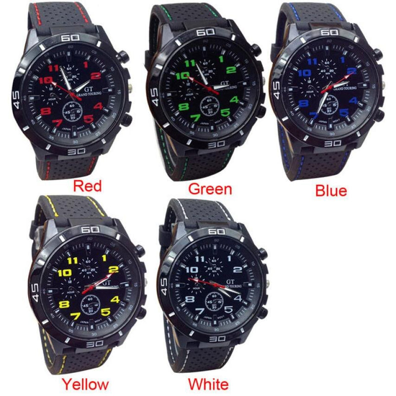 Quartz Watch Men Military Watches Sport Wristwatch Silicone Fashion Hours Mens watch Wrist Party decoration Business Watch gif