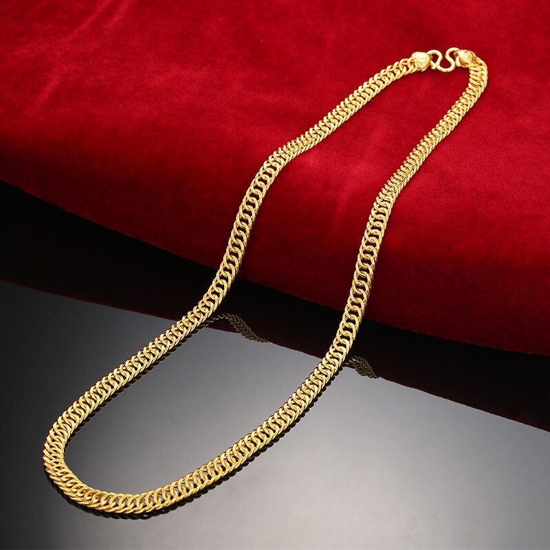 24K Gold Classic Necklace for Her