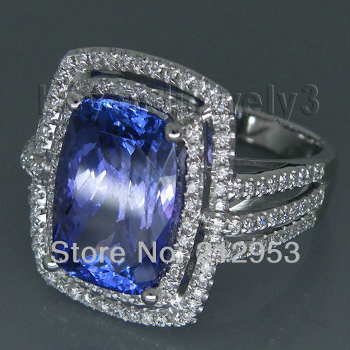 18K White Gold Tanzanite Ring