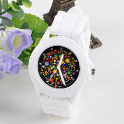 Fashion Womens Watch Rubber Clocks Jelly Gel Quartz Analog Sports Women Wrist Watches Relogio Feminino Ladies Gifts Clock #W