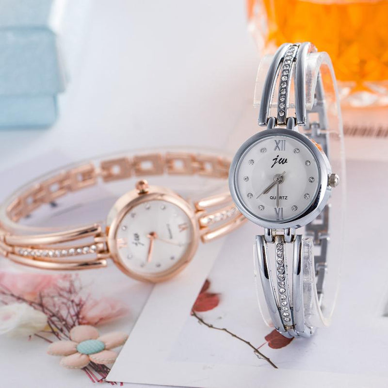 Beautiful Stainless Steel Ladies WristWatch luxury Analog Gift Womens Quartz watch Unisex Retro Casual Simple hand clock Fi