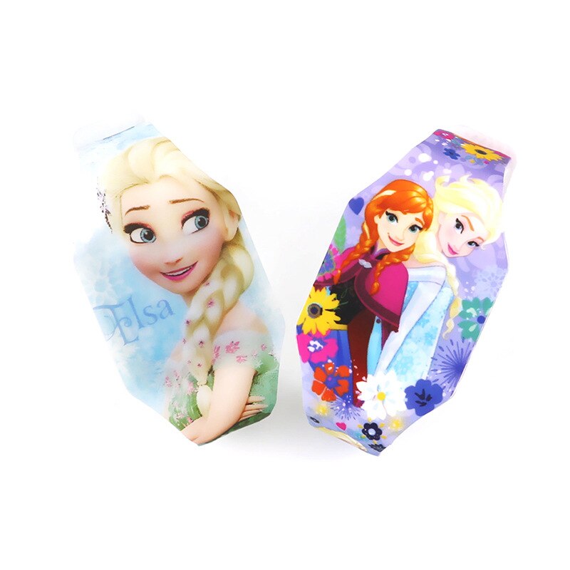 LED Electronic Princess Elsa & Avengers Captain Watches for Kids