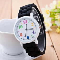 Fashion Quartz Watches For Women Luxury White Silicone Bracelet Watches Ladies Dress Clock Watches Relojes Mujer Gift Woman Fi