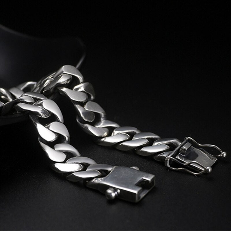 The Rebels Edge Sterling Silver Chain Bracelet