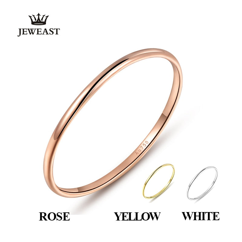 18k White/Rose/Yellow Gold Classic Rings for Women