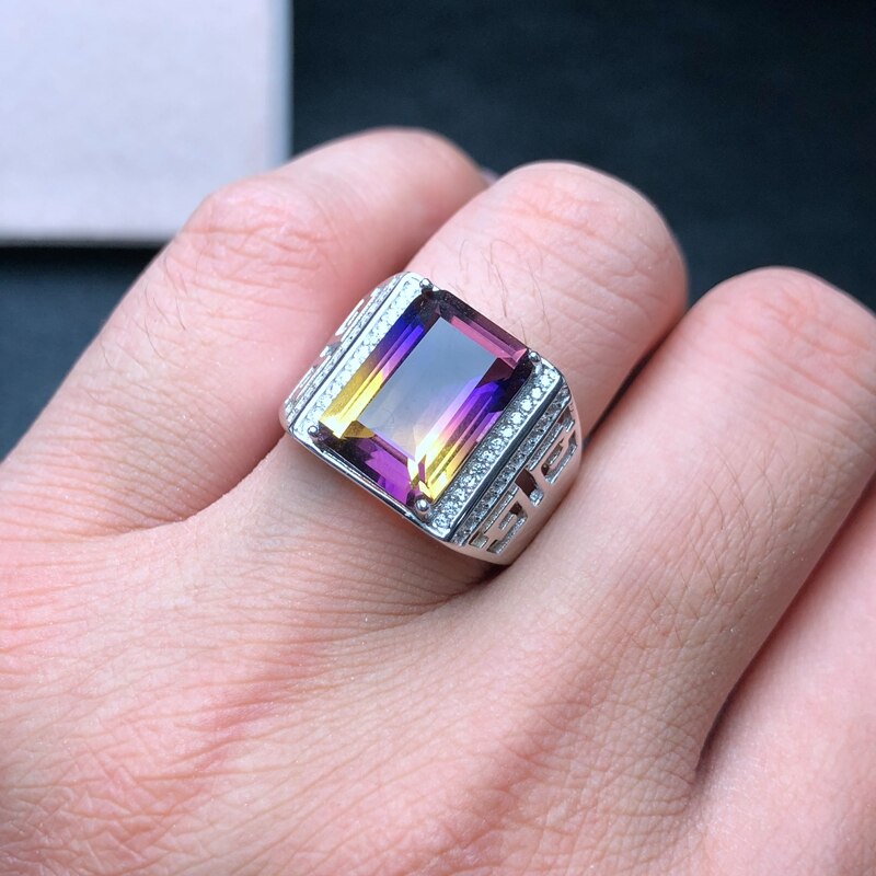 Sterling Silver Ametrine Ring