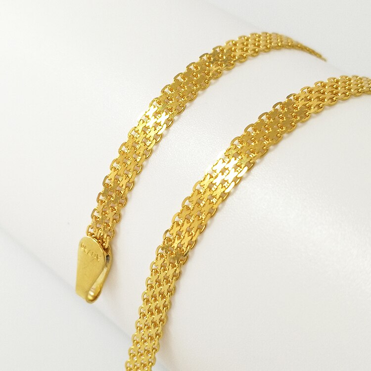 18K Pure Gold AU 750 Classic Trendy Bracelet