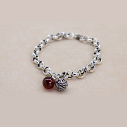 XIYANIKE Fashion 925 Sterling Silver Hollow Bell Chain Bracelet