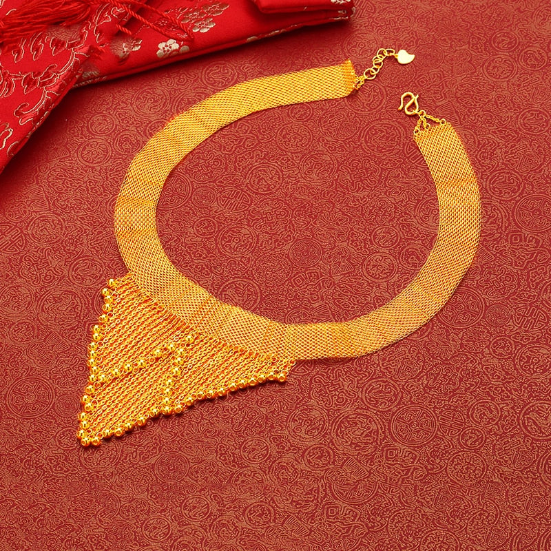 24K Gold Classic Necklace for Women