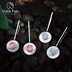 925 Sterling Silver Planet Drop Earrings for Woman