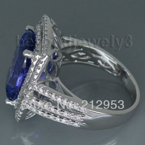 18K White Gold Tanzanite Ring