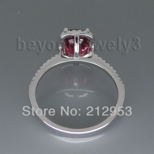 14K White Gold Tourmaline Ring