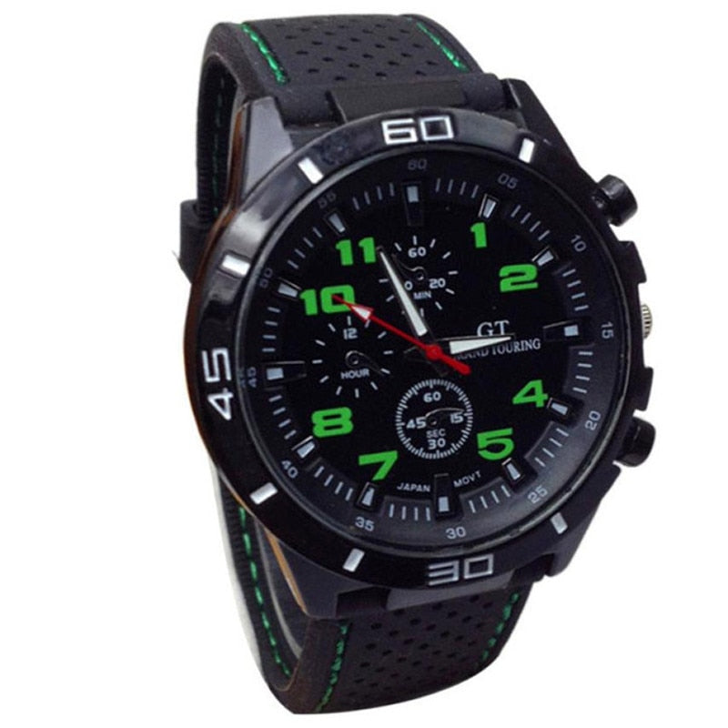 Quartz Watch Men Military Watches Sport Wristwatch Silicone Fashion Hours Mens watch Wrist Party decoration Business Watch gif