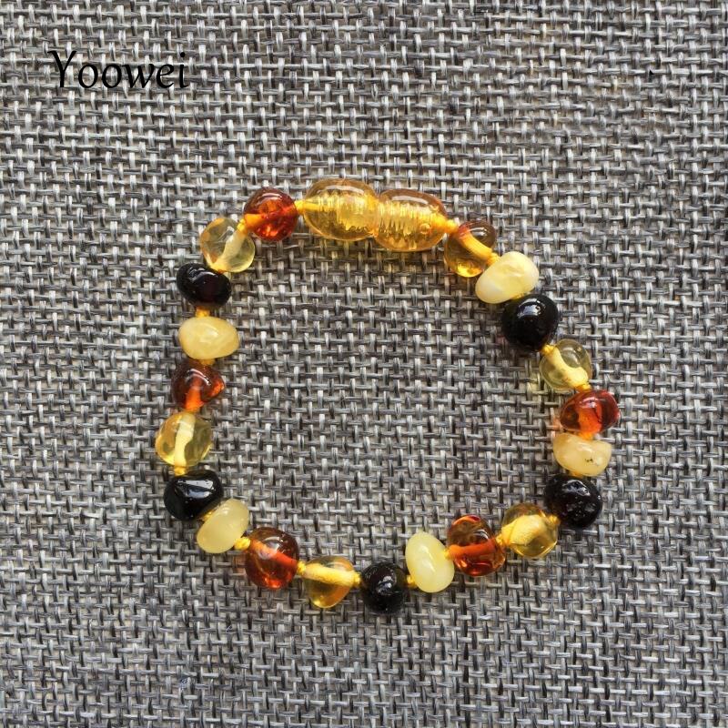 Amber Essence: Natural Baltic Amber Bracelet for Kids and Adults