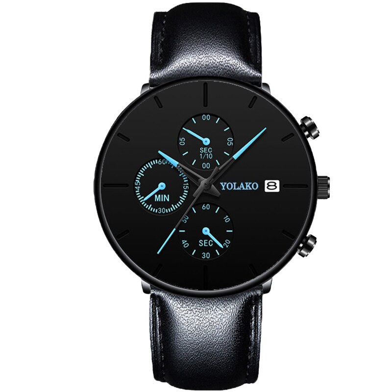 Stainless Steel Mesh Quartz Sports Business Watch for Men