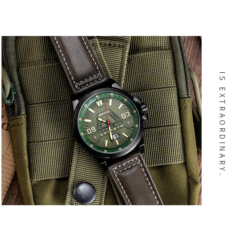 Stainless Steel Analog Quartz Waterproof Sport Watch for Men